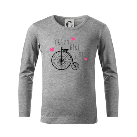 Crazy bike girl