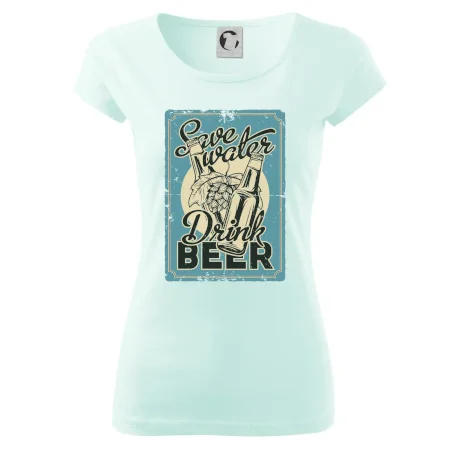 Save water drink beer poster
