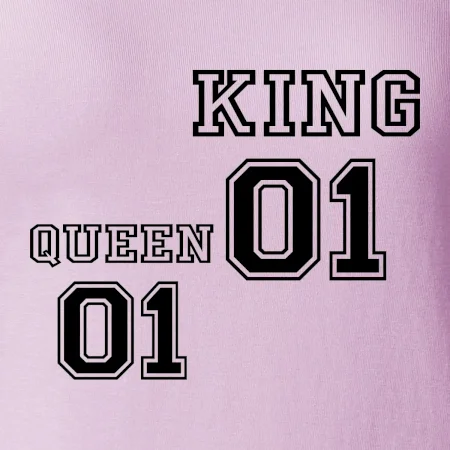 King - Queen - 01 dres (čiernobiela)