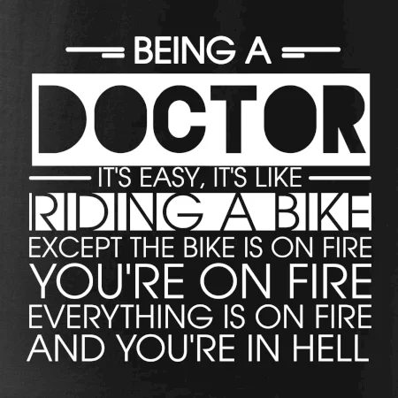 Being a doctor - bike