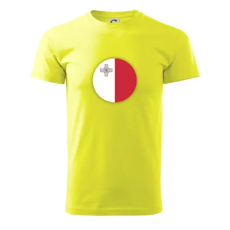 Vlajka Malta okrúhla veľká