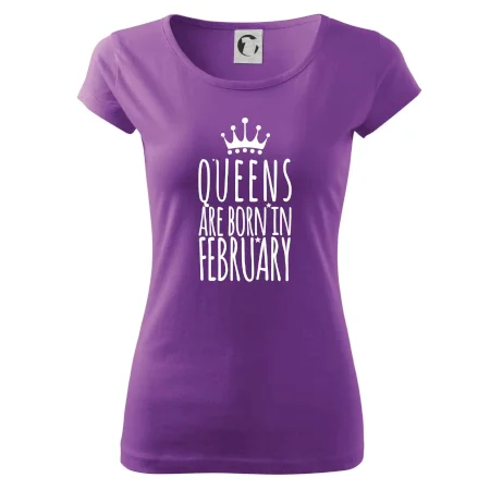 Queens are born in February