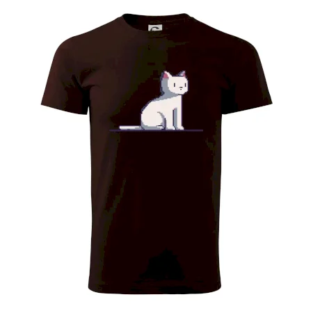 Mačka biela pixel