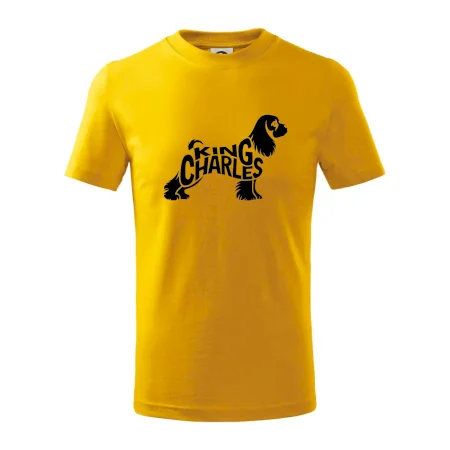 Kavalier king Charles španiel nápis v tele