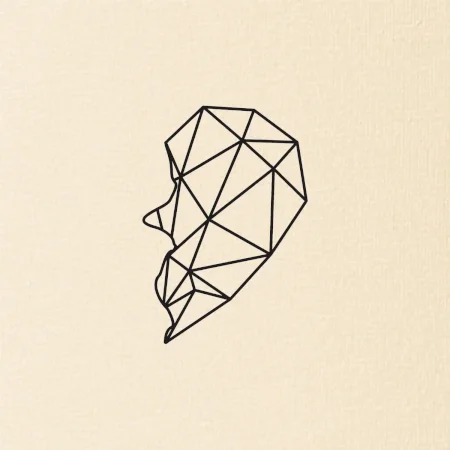 Párový motív srdca geometrie - ON