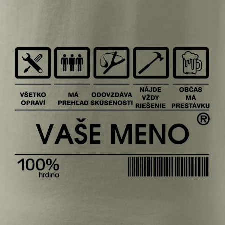 Vaše meno - čiarový kód