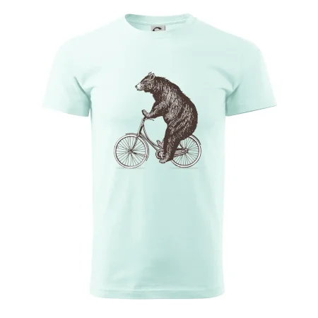 Medveď na bicykli