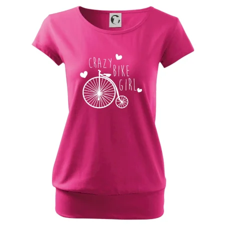 Crazy bike girl