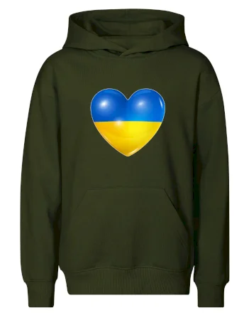 Ukrajina srdce vlajka