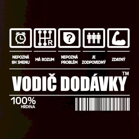 Čiarový kód - Vodič dodávky