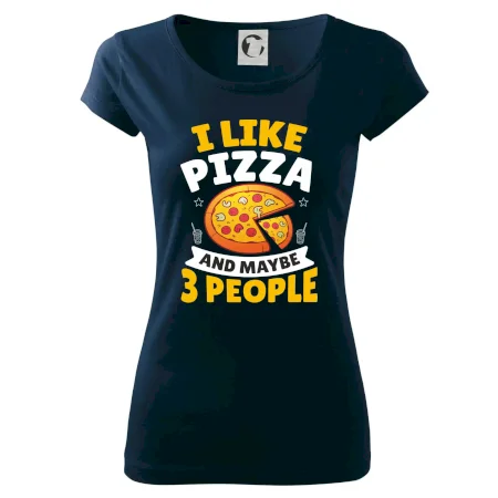 I like pizza and maybe 3 people