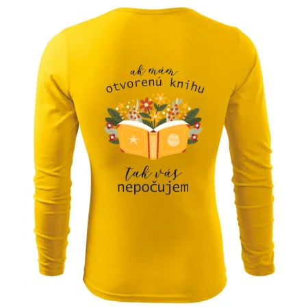 Ak mám otvorenú knihu, tak vás nepočujem