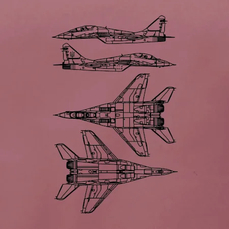 Mig 29 Fulcrum - obrys