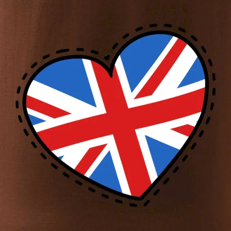 Británia srdce prsník