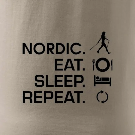Nordic walking eat sleep