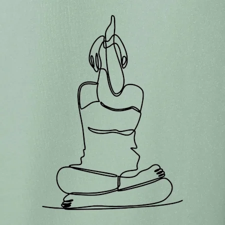 Jóga v sede jedným ťahom