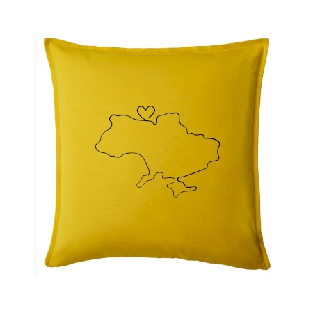 Mapa Ukrajiny - srdce