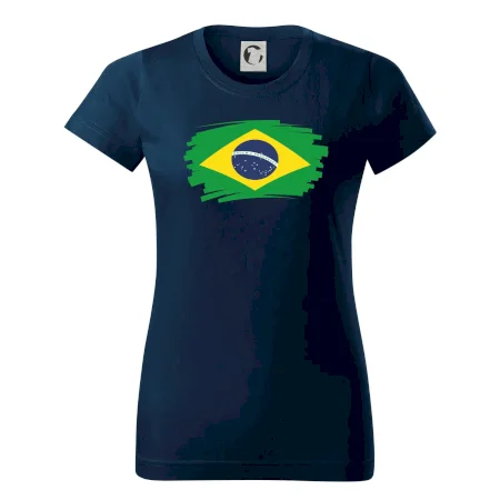 Brazília vlajka štetkou