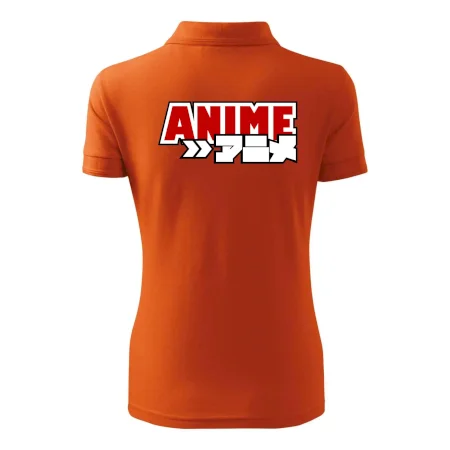 Anime nápis červený