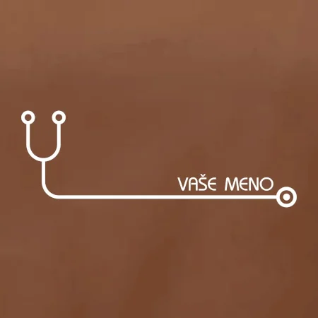 Doktor a sestrička - stetoskop s menom