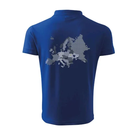 Mapa Európy - srdce v Ukrajine