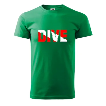 Dive nápis vlajka