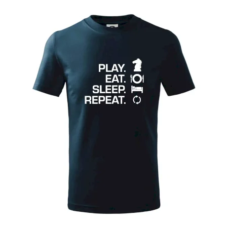 Eat sleep play - šach