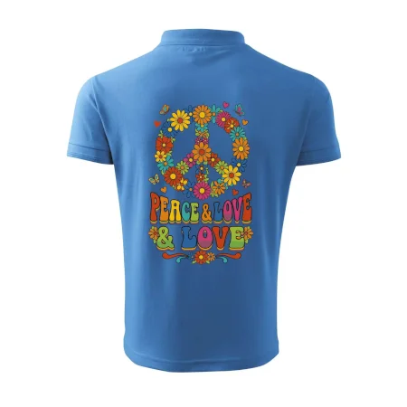 Peace and love - na výšku s květy