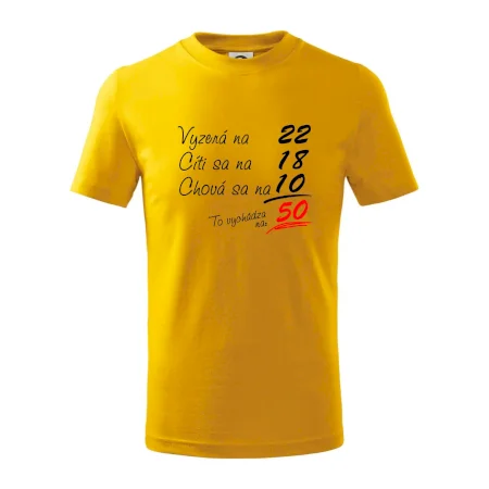 Vyzerá, cíti sa, chová sa - 50 rokov