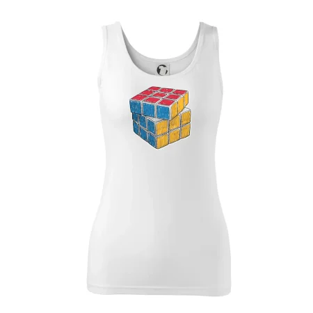 Rubikova kocka kreslená