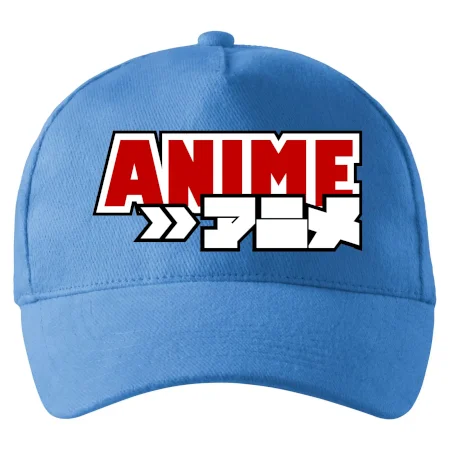 Anime nápis červený