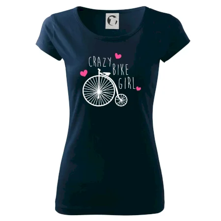 Crazy bike girl