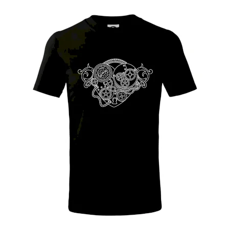 Steampunk srdce kreslené