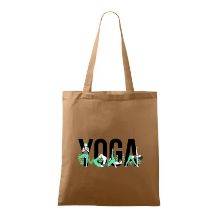 Yoga nápis farebný