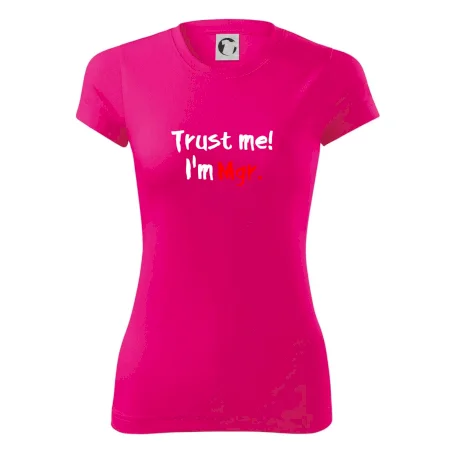 Trust me I´m  Mgr. / Ver mi som Magister.