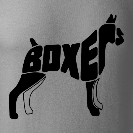 Boxer nápis v tele