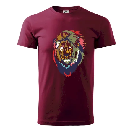 Hlava leva kreslená jednoduchá