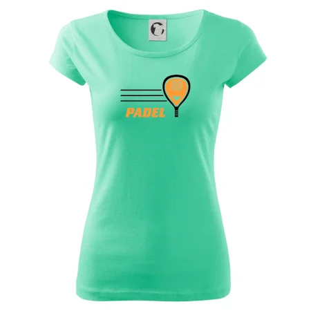 Padel - oranžová raketa