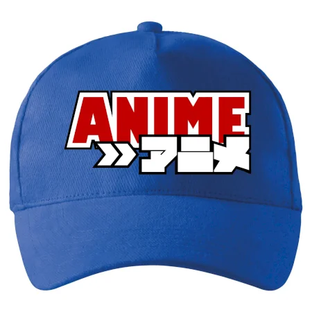 Anime nápis červený