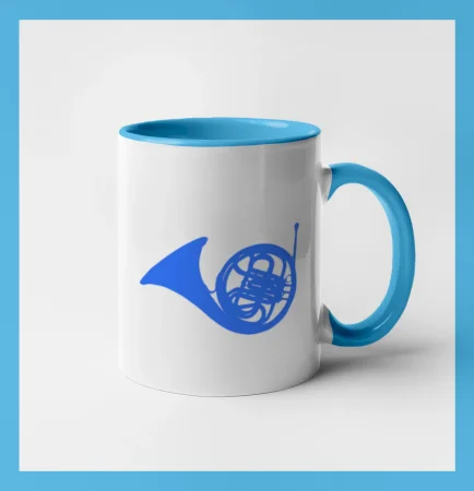 Blue French Horn