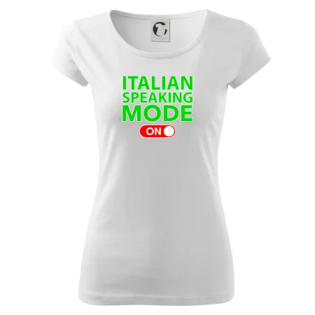 Italian speaking mode - ON