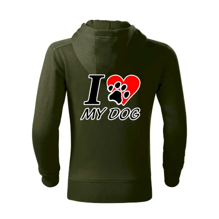I love my dog - nápis