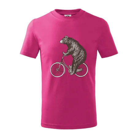 Medveď na bicykli