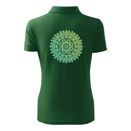 Mandala zelenožlutá