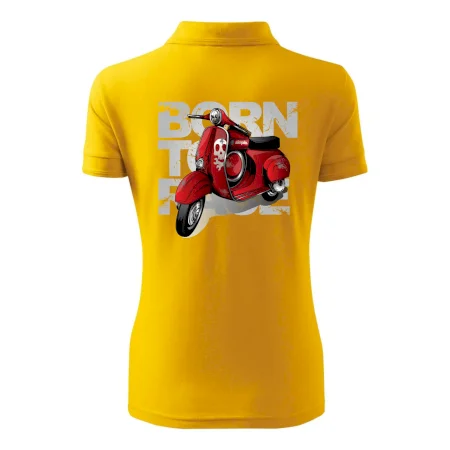 Scooter born to ride red
