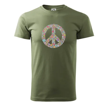 Peace symbol lístočky