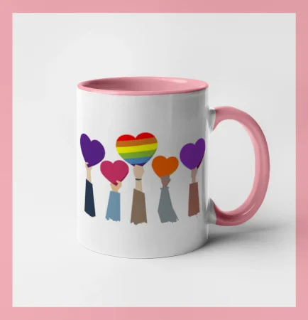 LGBT ruky srdce