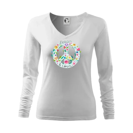 Peace and love symbol