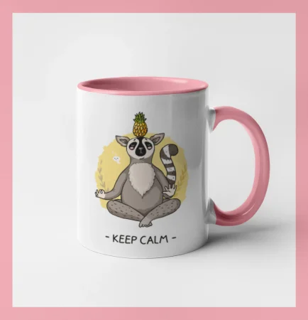 Yoga - keep calm kreslený