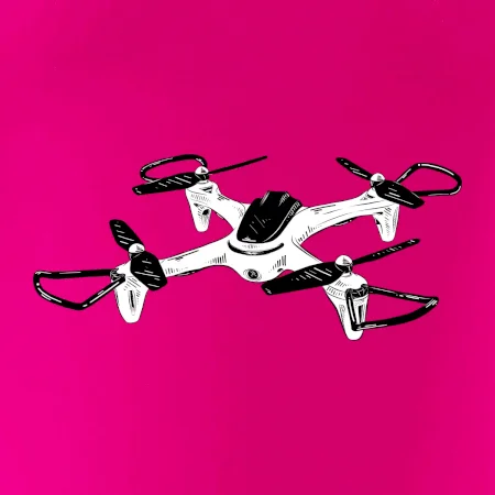 Dron kresba
